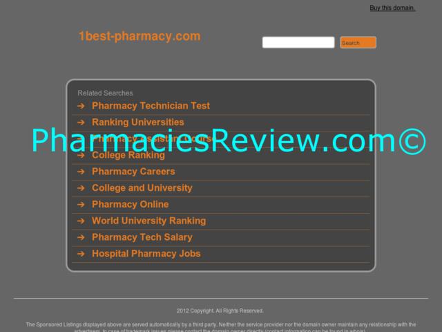 1best-pharmacy.com review