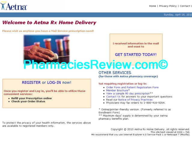 aetnarxhomedelivery.com review