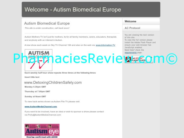 autismbiomedicaleurope.com review