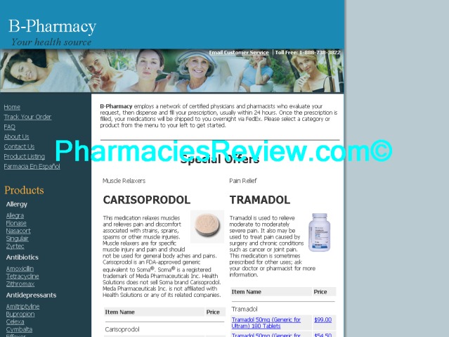 b-pharmacy.com review