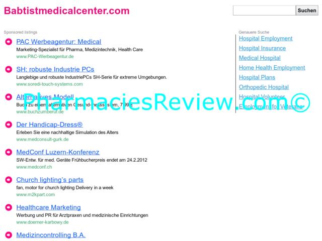 babtistmedicalcenter.com review
