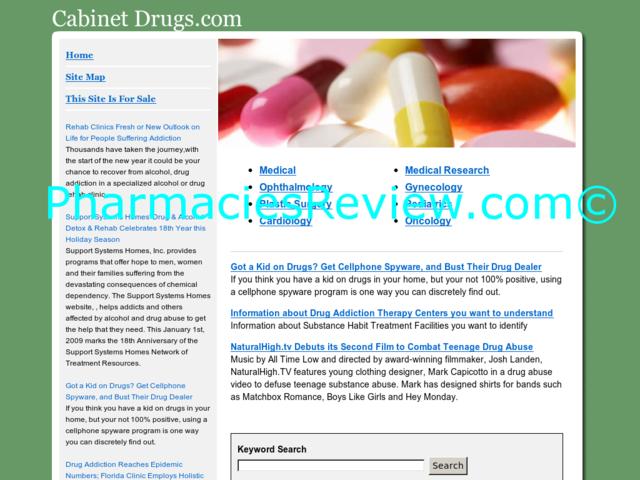 cabinetdrugs.com review