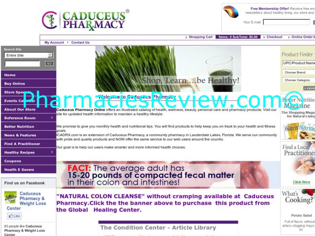 caduceuspharmacy.com review