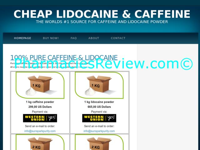 caffeine-lidocaine-powder.com review