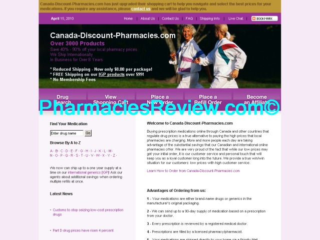 canada-discount-pharmacies.com review