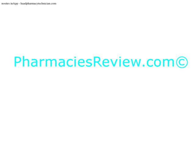 haadpharmacytechnician.com review