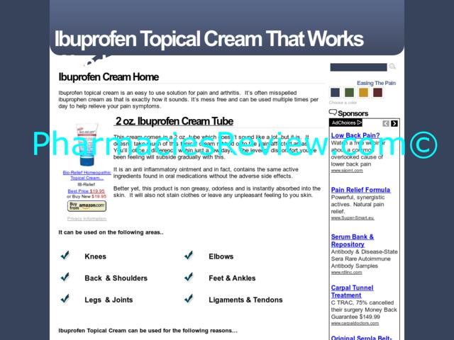 ibuprofen-cream.com review