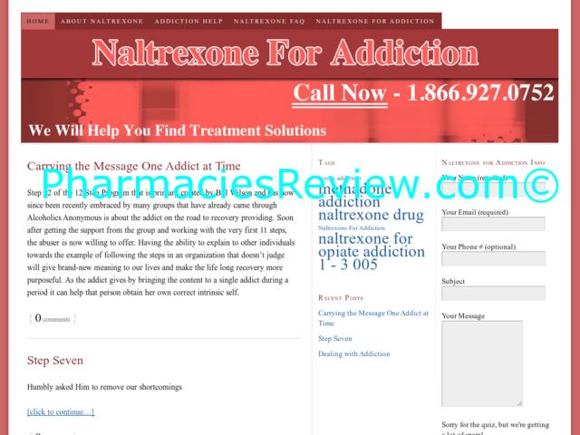 naltrexoneforaddiction.com review