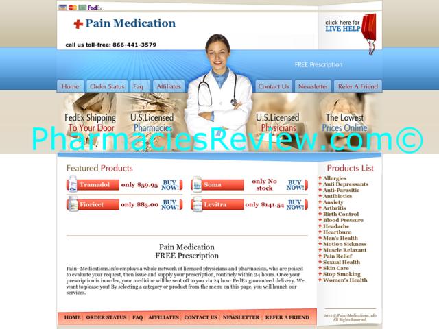 pain--medications.info review