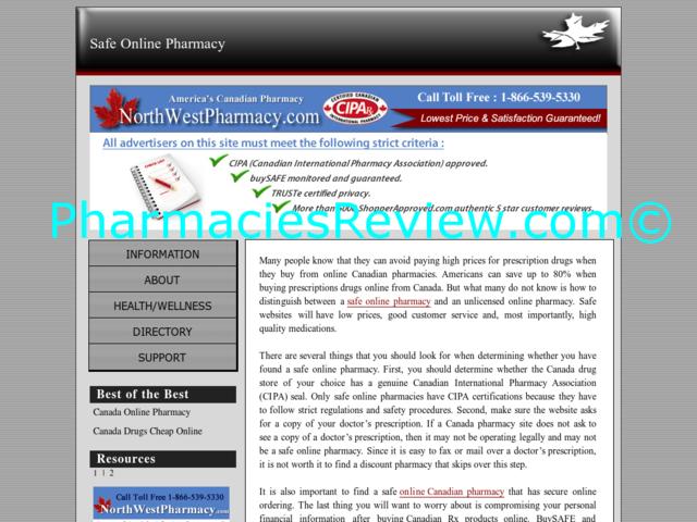 safeonlinepharmacysite.com review