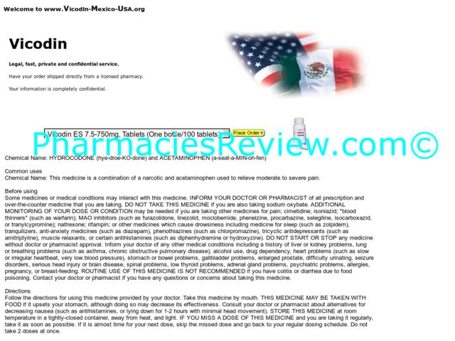 online pharmacy mexican hydrocodone
