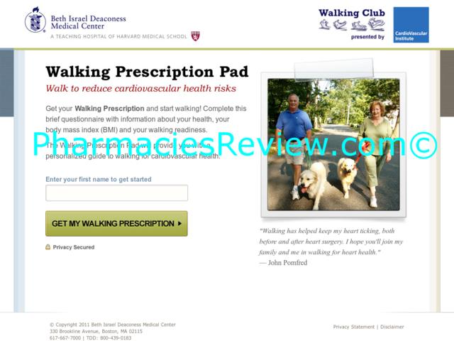 walkingprescription.com review