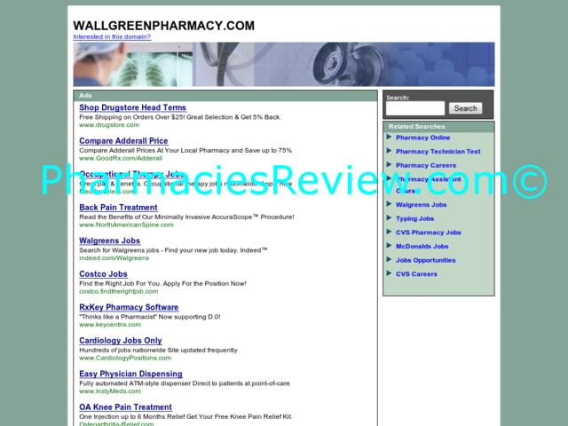 wallgreenpharmacy.com review