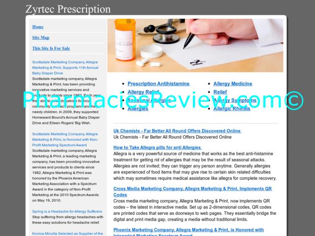 zyrtec-prescription.biz review