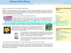 damianasideeffects.com review