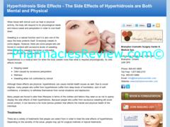 hyperhidrosissideeffects.com review