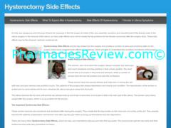 hysterectomysideeffects.info review