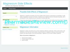 magnesiumsideeffects.com review