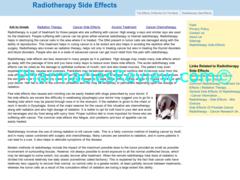 radiotherapysideeffects.info review